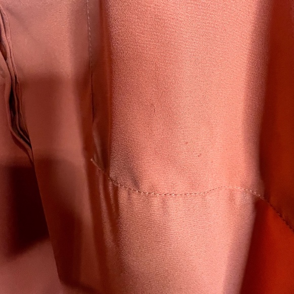 TORRID Harper Georgette Pullover Flutter Sleeve Blouse - Apricot - Picture 13 of 14